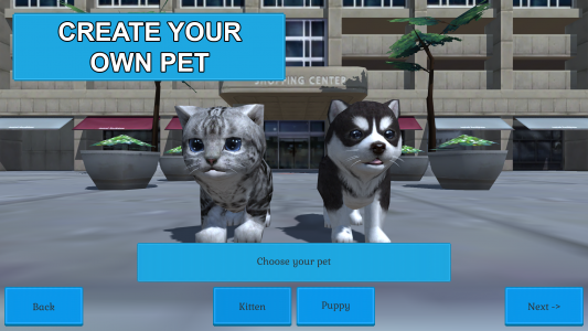 اسکرین شات بازی Cute Pocket Cat And Puppy 3D 1
