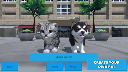اسکرین شات 1 بازی Cute Pocket Cat And Puppy 3D