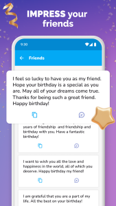 اسکرین شات 4 برنامه Happy Birthday Wishes 2025