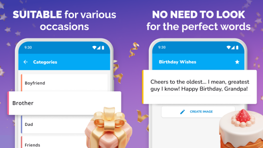 اسکرین شات 8 برنامه Happy Birthday Wishes 2025