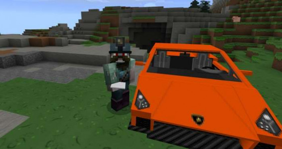 اسکرین شات برنامه Car mods for Minecraft. Transport mods. 1