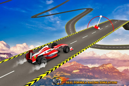 اسکرین شات بازی Formula Car Stunt  Race 1