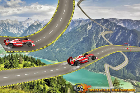 اسکرین شات بازی Formula Car Stunt  Race 3