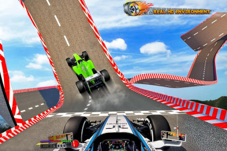 اسکرین شات بازی Formula Car Stunt  Race 2