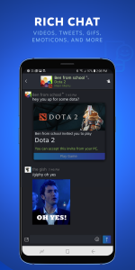 اسکرین شات 2 برنامه Steam Chat