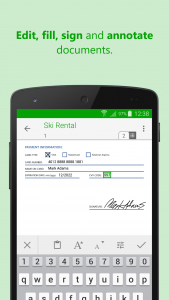 اسکرین شات برنامه ScanWritr: scan docs, PDF, fax 3