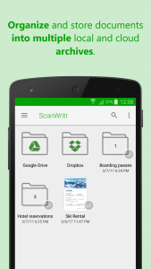 اسکرین شات برنامه ScanWritr: scan docs, PDF, fax 5