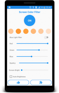 اسکرین شات برنامه Blue Light Filter 2