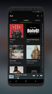 اسکرین شات 5 برنامه NeX - Music Player