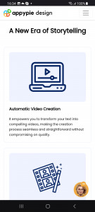 اسکرین شات برنامه AI Video Generator 3