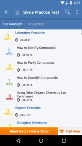 اسکرین شات برنامه Organic Chemistry Practice 2