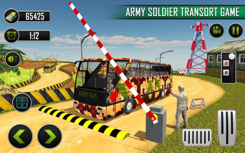 اسکرین شات برنامه US Army Transport Bus Driver 1