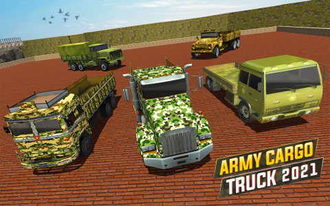 اسکرین شات بازی Army Truck Transport Driving 3