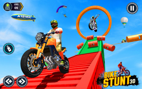 اسکرین شات بازی GT Mega Ramp Stunts Bike Games 1