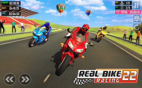 اسکرین شات برنامه Motor Bike Tour Racing Games 7