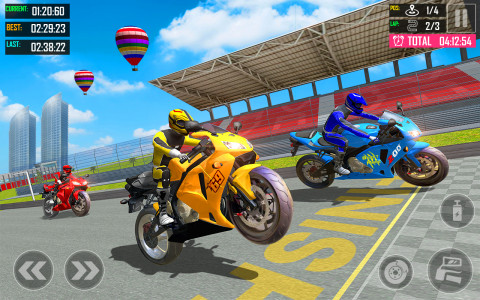 اسکرین شات برنامه Motor Bike Tour Racing Games 4