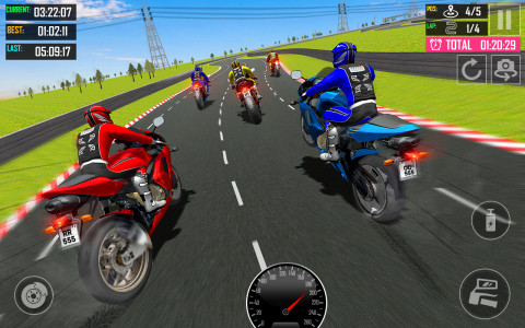 اسکرین شات برنامه Motor Bike Tour Racing Games 6