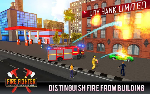 اسکرین شات بازی Firefighter Truck 911 Rescue: Emergency Driving 1