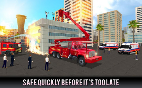 اسکرین شات بازی Firefighter Truck 911 Rescue: Emergency Driving 4