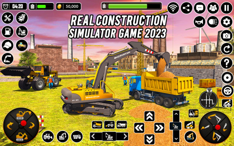 اسکرین شات برنامه Excavator Machine Crane Sim 3D 2