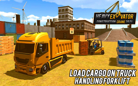 اسکرین شات برنامه Excavator Machine Crane Sim 3D 5