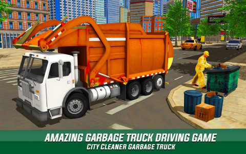 اسکرین شات برنامه Trash Truck Driving Simulator 3