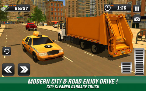اسکرین شات برنامه Trash Truck Driving Simulator 7