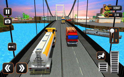 اسکرین شات بازی Offroad Oil Tanker Truck Games 2