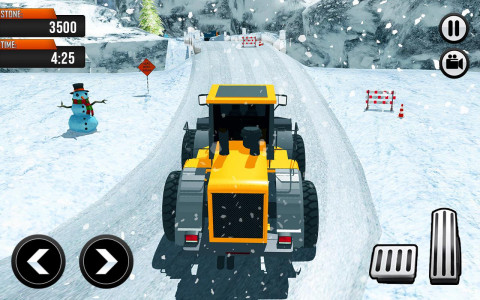 اسکرین شات برنامه Snow Plow Truck Simulator Game 5