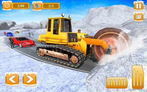 اسکرین شات برنامه Snow Plow Truck Simulator Game 1