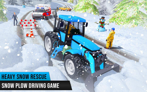 اسکرین شات برنامه Snow Plow Truck Simulator Game 6