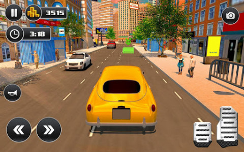 اسکرین شات برنامه US Taxi Driver: Yellow Cab Driving Games 1