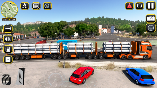 اسکرین شات بازی Semi Truck Parking: Car Games 7