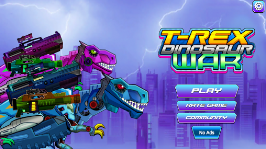 اسکرین شات بازی T-rex Dinosaur War 6