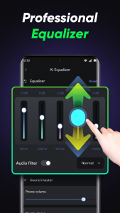 اسکرین شات برنامه Volume Booster & Bass Booster 3