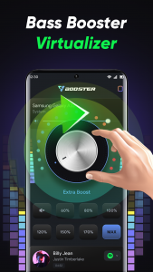 اسکرین شات برنامه Volume Booster & Bass Booster 2