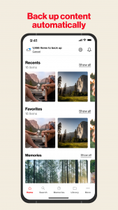 اسکرین شات 1 برنامه Verizon Cloud