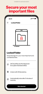 اسکرین شات 3 برنامه Verizon Cloud