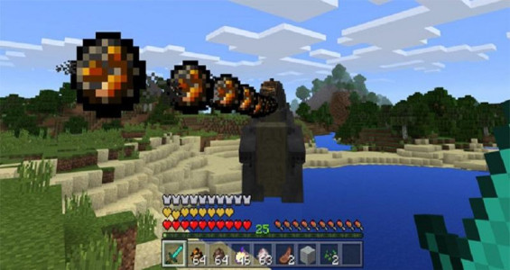 اسکرین شات بازی Big godzilla mod for mcpe 1