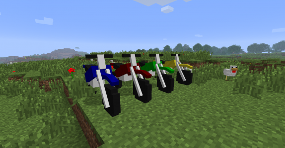 اسکرین شات 2 بازی Sport bikes mod for mcpe