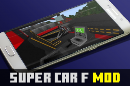 اسکرین شات بازی Super car f mod for mcpe 2
