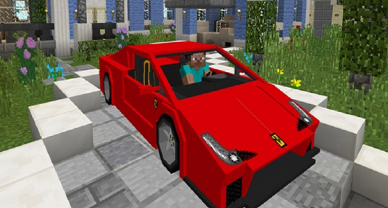 اسکرین شات بازی Super car f mod for mcpe 4