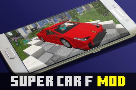 اسکرین شات بازی Super car f mod for mcpe 3