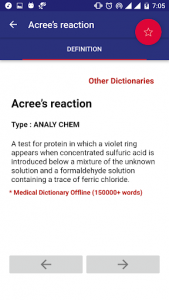 اسکرین شات برنامه Offline Chemistry Dictionary 2