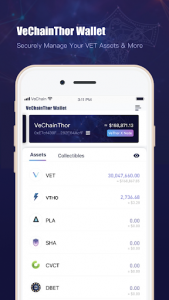 اسکرین شات برنامه VeChainThor Wallet 1