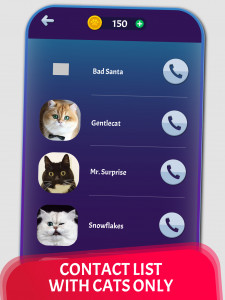 اسکرین شات بازی Cat Video Call & Chat Prank 2