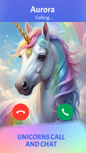 اسکرین شات بازی Unicorn Prank Call & Chat 1