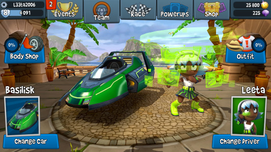 اسکرین شات 5 بازی Beach Buggy Racing 2