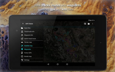 اسکرین شات برنامه GPX Viewer 1