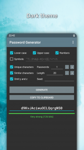 اسکرین شات 8 برنامه Password Generator